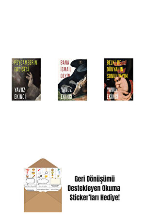 Peygamberin Endişesi + Bana İsmail Deyin + Belki de Dünyanın Sonundayım (Ciltli) + Okuma Sticker'ları