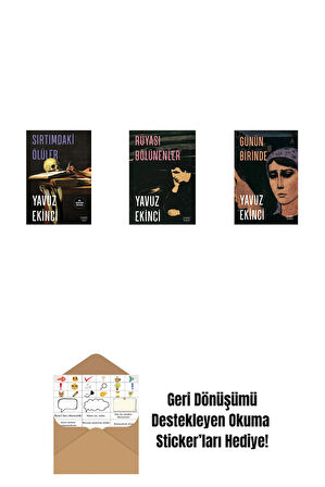Sırtımdaki Ölüler + Rüyası Bölünenler + Günün Birinde + Okuma Sticker'ları