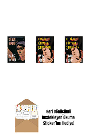 Günün Birinde + Belki de Dünyanın Sonundayım (Ciltli) + Belki de Dünyanın Sonundayım + Okuma Sticker'ları