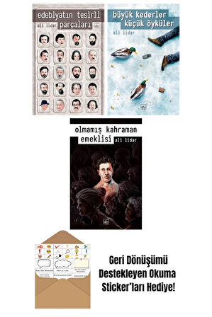 Edebiyatın Tesirli Parçaları + Büyük Kederler Küçük Öyküler + Olmamış Kahraman Emeklisi