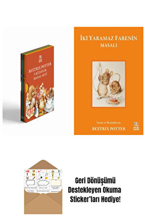 Beatrix Potter 5 Kitaplık Masal Seti + İki Yaramaz Farenin Masalı