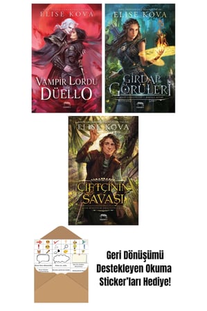 Vampir Lordu ile Düello + Girdap Görüleri – Girdap Günlükleri Birinci Kitap (Ciltli) + Çiftçinin Savaşı – Altın Muhafızlar Serisi 3