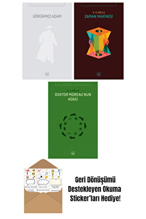 Görünmez Adam + Zaman Makinesi + Doktor Moreau’nun Adası