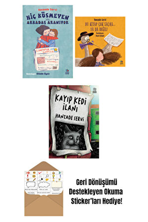 Hiç Küsmeyen Arkadaş Aranıyor + Bu Kitap Çok Saçma… Ya Da Değil! + Kayıp Kedi İlanı
