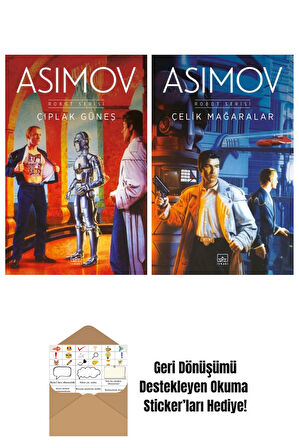 Çıplak Güneş – Robot Serisi 2. Kitap + Çelik Mağaralar – Robot Serisi 1. Kitap