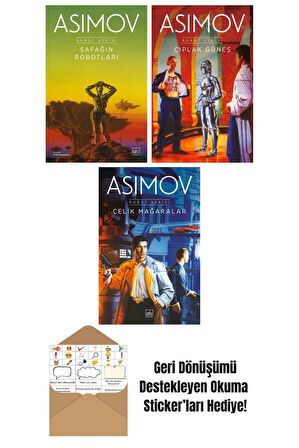 Şafağın Robotları – Robot Serisi 3. Kitap + Çıplak Güneş – Robot Serisi 2. Kitap + Çelik Mağaralar – Robot Serisi 1. Kitap