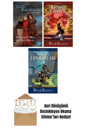 Silah Kardeşliği – Raistlin Tarihçeleri 2. Kitap + İkizlerin Sınavı – Efsaneler Serisi 3. Kitap + Kış Gecesi Ejderhaları – Ejderha Mızrağı Destanı 2. Kitap