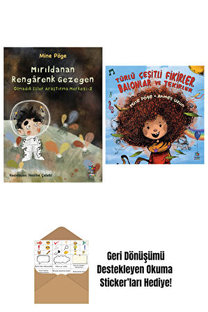 Mırıldanan Rengârenk Gezegen + Türlü Çeşitli Fikirler, Balonlar ve Tekirler