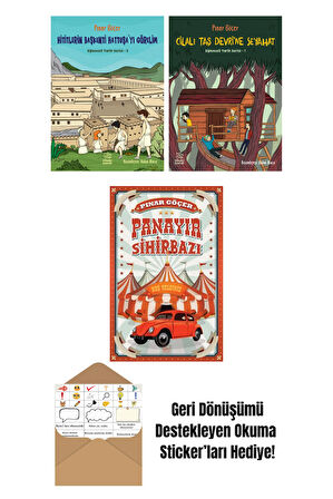 Hititlerin Başkenti Hattuşa’yı Görelim – Eğlenceli Tarih Serisi 3 + Cilalı Taş Devri’ne Seyahat – Eğlenceli Tarih Serisi 1 + Panayır Sihirbazı