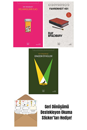 Melankolinin İlacı + Fahrenheit 451 (70. Yıl Özel Baskısı) + Dinozor Öyküleri