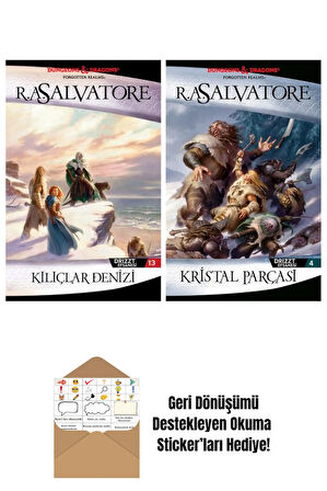 Kılıçlar Denizi – Drizzt Efsanesi 13. Kitap + Kristal Parçası – Drizzt Efsanesi 4. Kitap