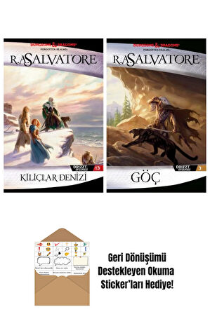 Kılıçlar Denizi – Drizzt Efsanesi 13. Kitap + Göç – Drizzt Efsanesi 3. Kitap