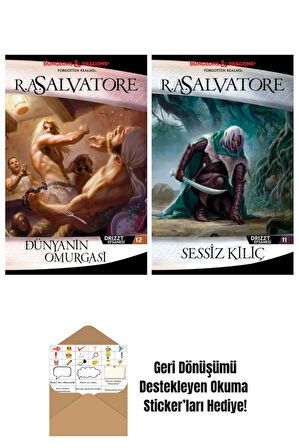 Dünyanın Omurgası – Drizzt Efsanesi 12. Kitap + Sessiz Kılıç – Drizzt Efsanesi 11. Kitap