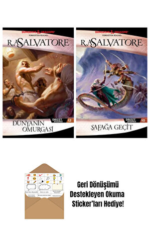 Dünyanın Omurgası – Drizzt Efsanesi 12. Kitap + Şafağa Geçit – Drizzt Efsanesi 10. Kitap