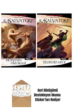 Dünyanın Omurgası – Drizzt Efsanesi 12. Kitap + Yıldızsız Gece – Drizzt Efsanesi 8. Kitap