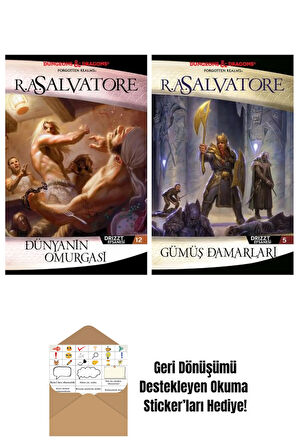 Dünyanın Omurgası – Drizzt Efsanesi 12. Kitap + Gümüş Damarları – Drizzt Efsanesi 5. Kitap
