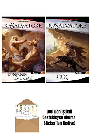 Dünyanın Omurgası – Drizzt Efsanesi 12. Kitap + Göç – Drizzt Efsanesi 3. Kitap