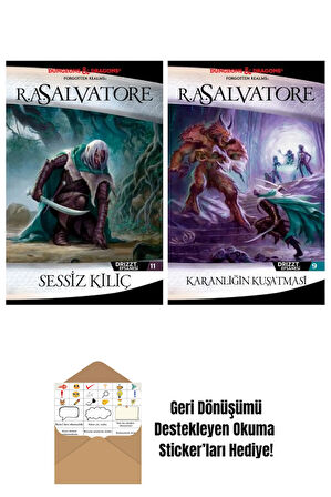 Sessiz Kılıç – Drizzt Efsanesi 11. Kitap + Karanlığın Kuşatması – Drizzt Efsanesi 9. Kitap