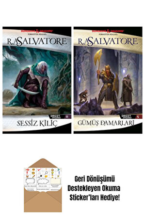 Sessiz Kılıç – Drizzt Efsanesi 11. Kitap + Gümüş Damarları – Drizzt Efsanesi 5. Kitap