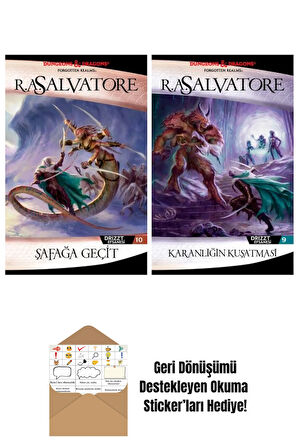 Şafağa Geçit – Drizzt Efsanesi 10. Kitap + Karanlığın Kuşatması – Drizzt Efsanesi 9. Kitap