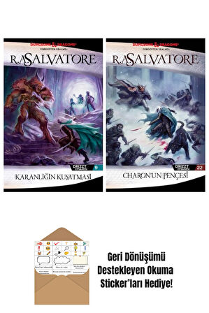 Karanlığın Kuşatması – Drizzt Efsanesi 9. Kitap + Charon’un Pençesi – Drizzt Efsanesi 22. Kitap