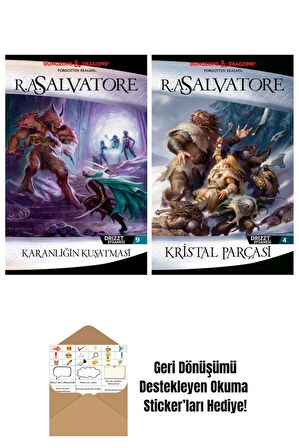 Karanlığın Kuşatması – Drizzt Efsanesi 9. Kitap + Kristal Parçası – Drizzt Efsanesi 4. Kitap