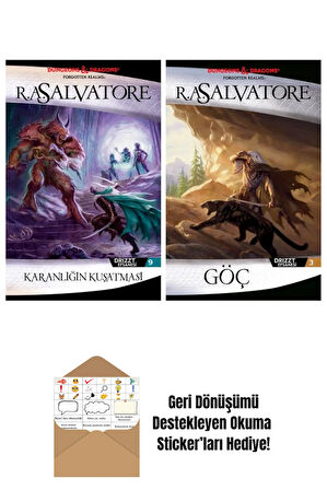 Karanlığın Kuşatması – Drizzt Efsanesi 9. Kitap + Göç – Drizzt Efsanesi 3. Kitap
