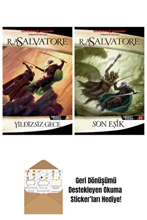 Yıldızsız Gece – Drizzt Efsanesi 8. Kitap + Son Eşik – Drizzt Efsanesi 23. Kitap