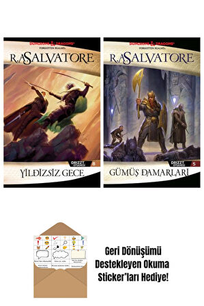 Yıldızsız Gece – Drizzt Efsanesi 8. Kitap + Gümüş Damarları – Drizzt Efsanesi 5. Kitap