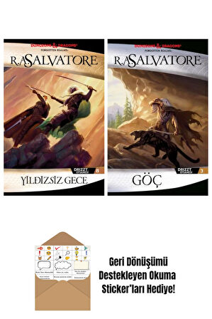Yıldızsız Gece – Drizzt Efsanesi 8. Kitap + Göç – Drizzt Efsanesi 3. Kitap