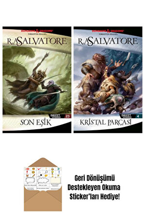 Son Eşik – Drizzt Efsanesi 23. Kitap + Kristal Parçası – Drizzt Efsanesi 4. Kitap