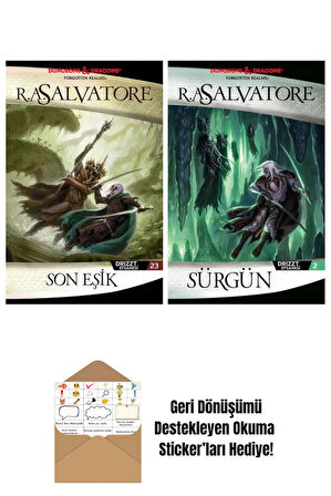 Son Eşik – Drizzt Efsanesi 23. Kitap + Sürgün – Drizzt Efsanesi 2. Kitap