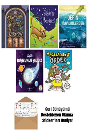 Ahu Ayan 5 Kitap Seti + Okuma Sticker'ları