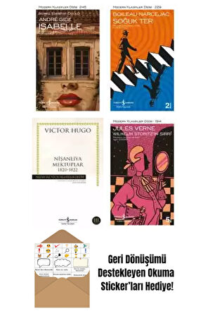 Alev Özgüner 4 Kitap Seti + Okuma Sticker'ları