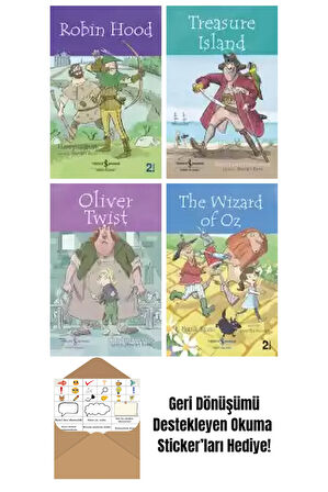 Alex Paterson 4 Kitap Seti + Okuma Sticker'ları