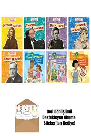 Alix Wood 8 Kitap Seti + Okuma Sticker'ları