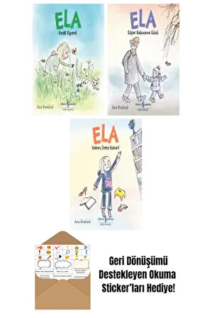 Ann Forslind 3 Kitap Seti + Okuma Sticker'ları
