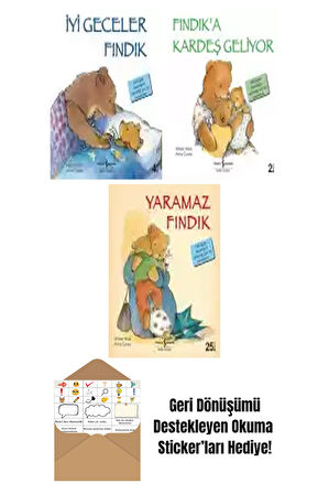 Anna Currey 3 Kitap Seti + Okuma Sticker'ları