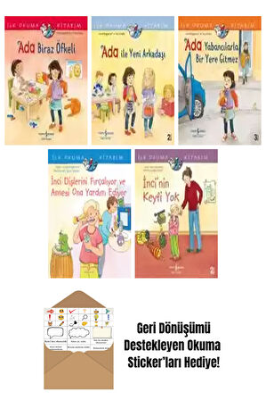 Anna Wagenhoff 5 Kitap Seti + Okuma Sticker'ları