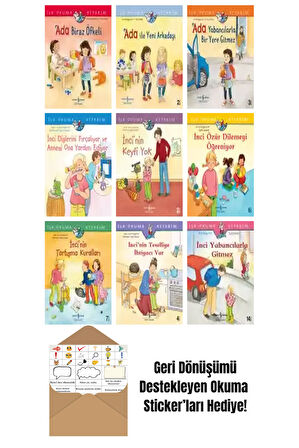 Anna Wagenhoff 9 Kitap Seti + Okuma Sticker'ları