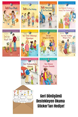 Anna Wagenhoff 10 Kitap Seti + Okuma Sticker'ları
