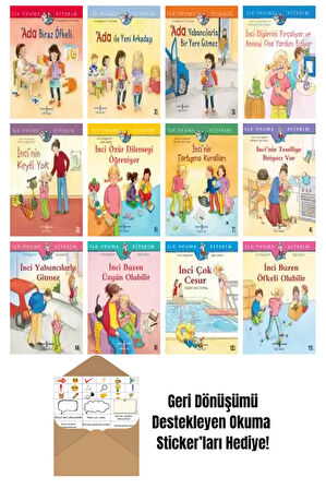 Anna Wagenhoff 12 Kitap Seti + Okuma Sticker'ları