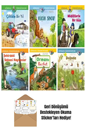 Anne Ebert 6 Kitap Seti + Okuma Sticker'ları