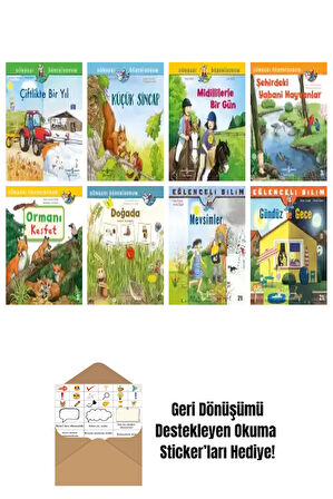 Anne Ebert 8 Kitap Seti + Okuma Sticker'ları