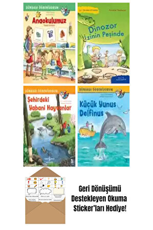 Annette Neubauer 4 Kitap Seti + Okuma Sticker'ları