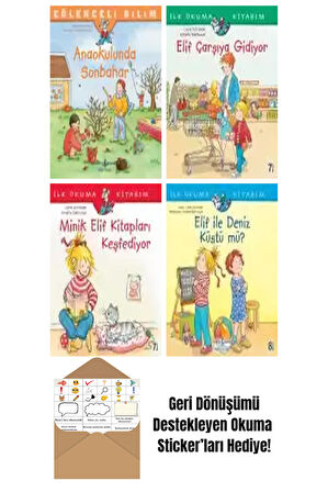 Annette Steinhauer 4 Kitap Seti + Okuma Sticker'ları