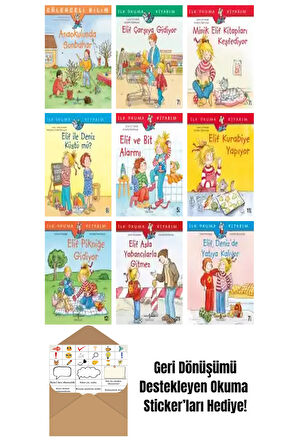 Annette Steinhauer 9 Kitap Seti + Okuma Sticker'ları