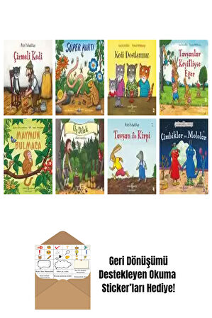 Axel Scheffler 8 Kitap Seti + Okuma Sticker'ları