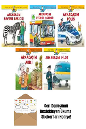 Ayça Sabuncuoğlu 5 Kitap Seti + Okuma Sticker'ları