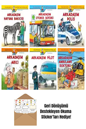 Ayça Sabuncuoğlu 6 Kitap Seti + Okuma Sticker'ları